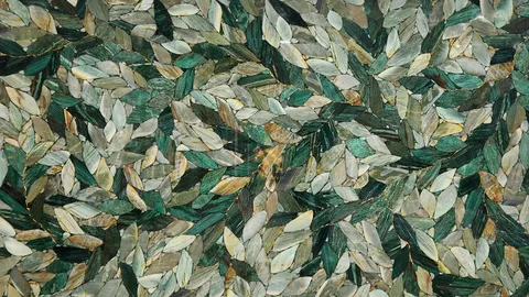 Кварц Quartz Green Leafs